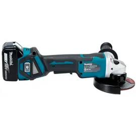 Makita DGA518RTJU inkl. 2 x 5,0 Ah + Makpac Gr. 3