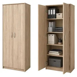 home collective Kleiderschrank Mehrzweckschrank Regal 74 x 180 x 0 cm Beige