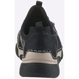 Rieker Slip-On Sneaker Schwarz 42