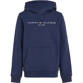 Tommy Hilfiger Kids Tommy Hilfiger Kinder Unisex Hoodie Essential mit Kapuze, Blau (Twilight Navy), 3 Jahre