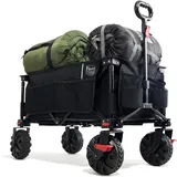 Bollerwagen Klappbar Strandwagen Faltbar 200L Getränkehalter abnehmbar
