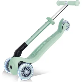 GLOBBER Junior Foldable Lights Eco 3-Wheels-Scooter, Farbe:Pistazie - Silber