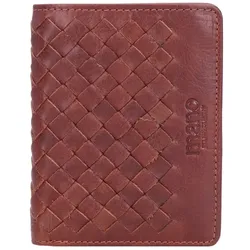 mano Don Luca Kreditkartenetui Leder 8 cm cognac