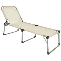 Komfortable XXL Sonnenliege ABACO in ansprechendem Hellbeige