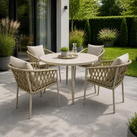 Greemotion Avola Set 5-tlg. Taupe/Grau