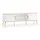 Feldmann-Wohnen Viterbo Lowboard 160x40x53cm Weiß/Gold Holz