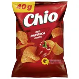 Chio Chips Red Paprika, Kartoffelchips, je 40g, 12 Tüten