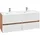 WELLTIME Waschbeckenunterschrank WELLTIME "Lucca", weiß, B:120cm H:56cm T:47cm, Schränke, Waschbeckenunterschrank, Badmöbel, Waschtisch inkl. Waschbecken, Breite 120 cm