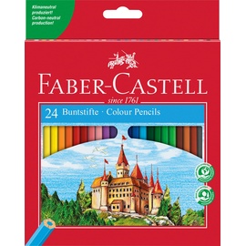 Faber-Castell CASTLE Buntstifte farbsortiert, 24