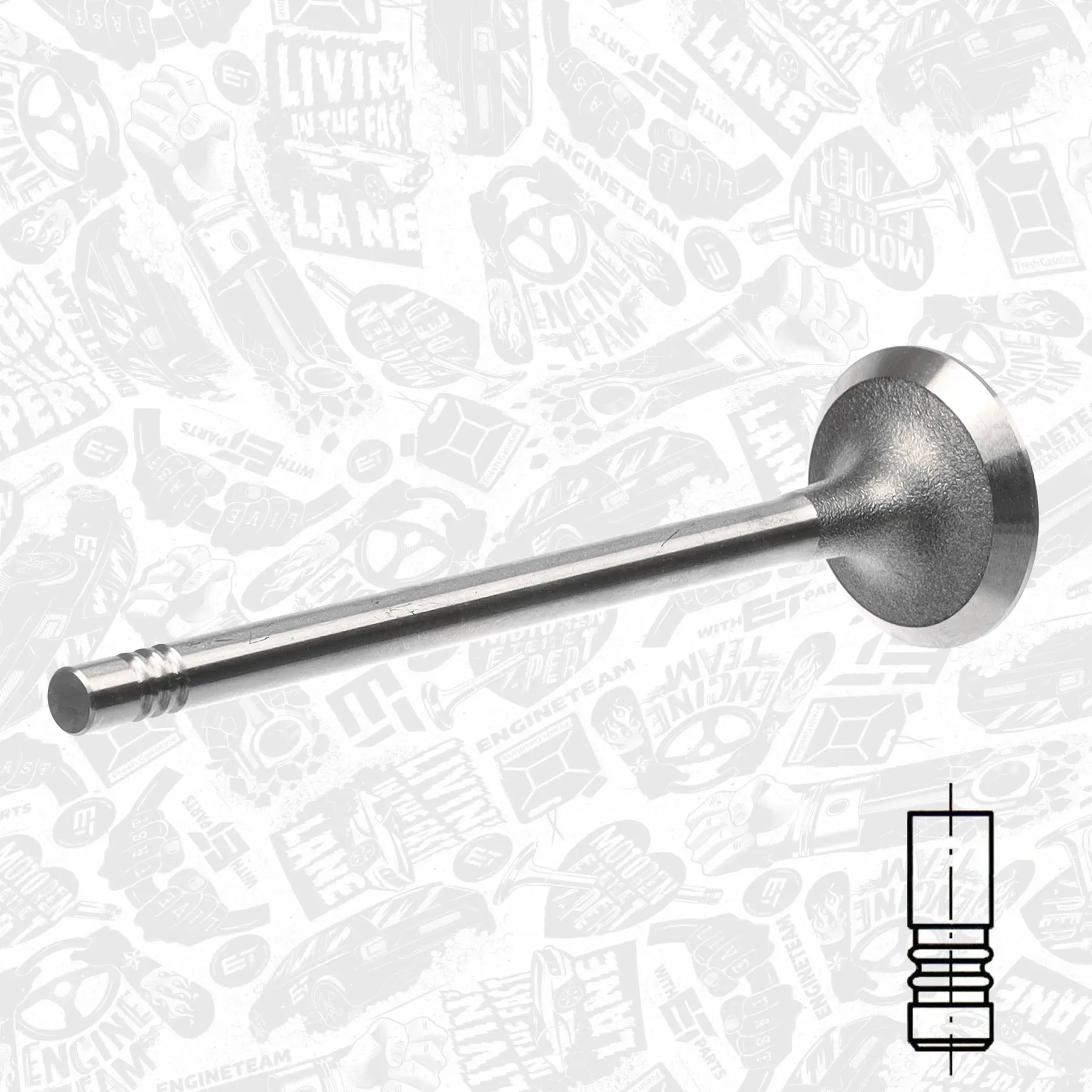 ET ENGINETEAM Einlassventil vi0154 für Opel Vaughall NISSAN RENAULT