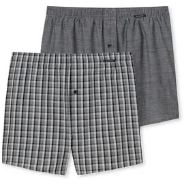 SCHIESSER Herren Web-Boxershorts 2er Pack