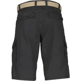Lerros Bermudas »LERROS Unifarbene Cargobermuda mit Gürtel« LERROS Dark graphite), 30