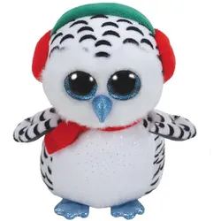 Ty Plüsch - Glubschis Beanie Boos - Nester Schneeeule - 24 cm