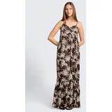 Tom Tailor Maxikleid Gemustert Braun L