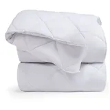 Blumtal Winterdecke 155x220 cm 2er Set - Oeko-TEX zertifizierte Bettdecke 155x200 cm - extra Dicke Winter Decke - Steppdecke Winter - Steppbettdecke waschbar 95 °C - Füllmenge 150 GSM