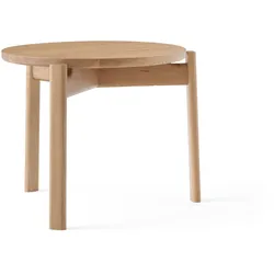 Audo - Passage Lounge Tisch, Ø 50 cm, Eiche natur