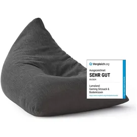 Lumaland Sitzsack Interior-Line Triangle 370l dunkelgrau - Dunkelgrau