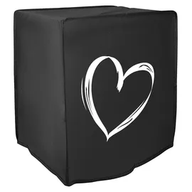 kwmobile Abdeckhaube für Heißluftfritteuse MAX 5,2L schwarz
