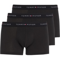 Tommy Hilfiger Trunks mit Logo-Stitching im 3er-Pack, Black, S