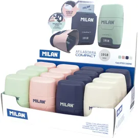 Milan 1918 Series Compact 16 Display Box, Blau, Grün, Navy, Pink, Weiß