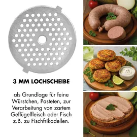 GASTROBACK Design Fleischwolf 6-in-1 Plus Silber
