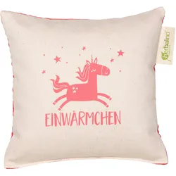 Wärmekissen HERBALIND "4103", rosa, B:19cm H:2cm L:19cm, Bezug: 100% Baumwolle, Wärmekissen, Kindergetreidewärmekissen 4103 Einwärmchen 19x19 cm Dark Rose/Natur