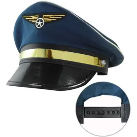 w widmann milano party fashion Pilotenmütze blau verstellbar