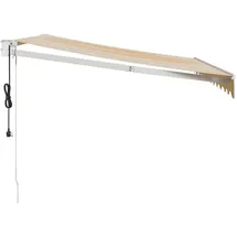 vidaXL Markise elektrisch 350 cm x 250 cm gelb