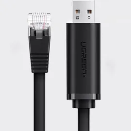 UGREEN CM204 USB – RJ45 Konsolenkabel für Netzwerkgeräte, 1,5 m