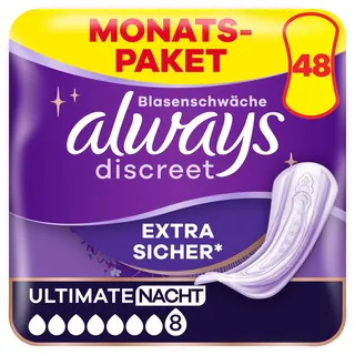 Always Discreet Ultimate Nacht 48 Stück