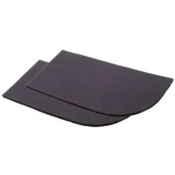 Kavalkade Einlagen f. Lammfellschabracke m. innenliegenden Taschen, 5mm, hinten (Vielseitigkeit) - Schwarz - Vielseitigkeit