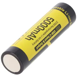 Nitecore NL2150RX mit USB-C Ein-/Ausgang Abmessungen ca.78x21mm