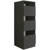 Wäscheschrank Asiago10 Dekor Grau Anthrazit