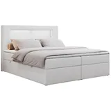 MKS Boxspringbett 160 x 200 cm H4 Weiß