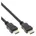 HDMI-Kabel 2 m Stecker/Stecker schwarz/gold