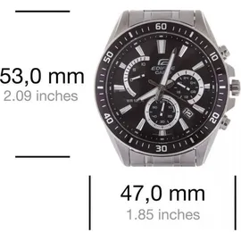 Casio Edifice EFR-552D Edelstahl 47 mm EFR-552D-1A