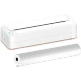 A4 Papierdrucker Drahtloser Bluetooth-Thermodrucker für mobile Büros, unterstuetzt mobile Fotodrucker, 210 mm Fotodrucker Thermotransferdrucker m...
