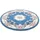 THEKO Ming Handtuftteppich 150 x 150 cm Blau