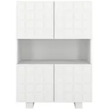 skandica Highboard 84,3 x 120 cm Weiß