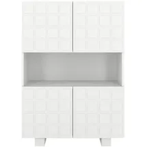 skandica Highboard 84,3 x 120 cm Weiß