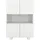skandica Highboard 84,3 x 120 cm Weiß