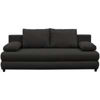 P & B Schlafsofa, Anthrazit, Textil, 2-Sitzer, Füllung: Schaumstoff, 206x88x87 cm, Kinder- & Jugendzimmer, Jugendmöbel, Jugendsofas