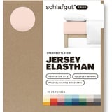 schlafgut Easy Jersey 180 x 200 - 200 x 220 cm red light