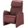 Hukla Relaxsessel Pierre Leder 88 x 117 x 87 cm Rot elektrisch