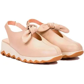 Wonders für Damen. C-7602 Lederschuhe Simon02 beige 39 3 bis 5 cm, Keine, Lässig