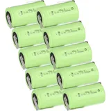 XCell 10x XCell Mono Akku Flattop Ni-MH 1,2V 9000mAh D mit Z- Lötfahne