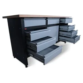 Stier Werkbank Basic, mit 9 Schubladen