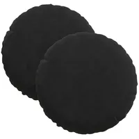 VidaXL Sitzkissen 30 x 13 cm Schwarz