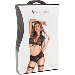 Unterwäsche-Set S Pleasures Schwarz (Einheitsgröße)