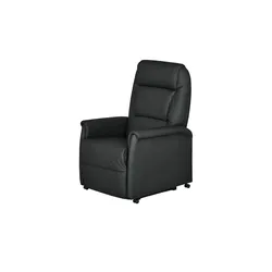 himolla Fernsehsessel Leder 9773 ¦ grau ¦ Maße (cm): B: 74 H: 110 T: 85.0